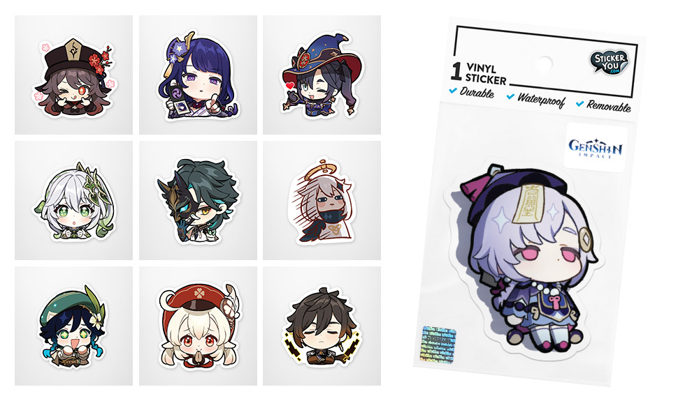 StickerYou X Genshin Impact Sticker Collection
