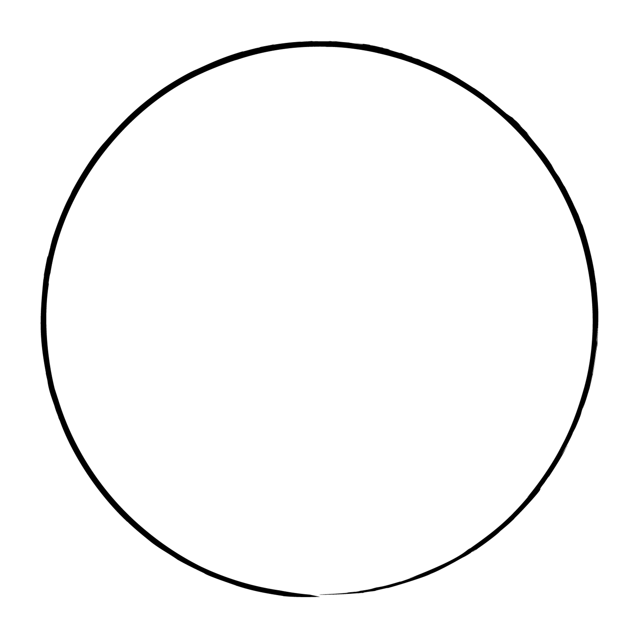 Rough Circle Border