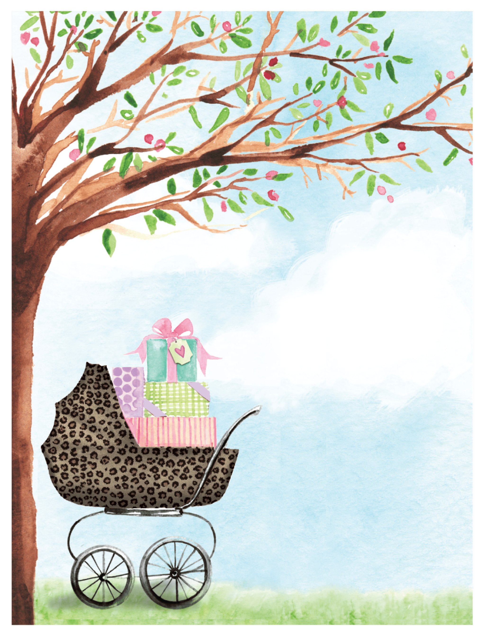 Baby Carriage Leopard