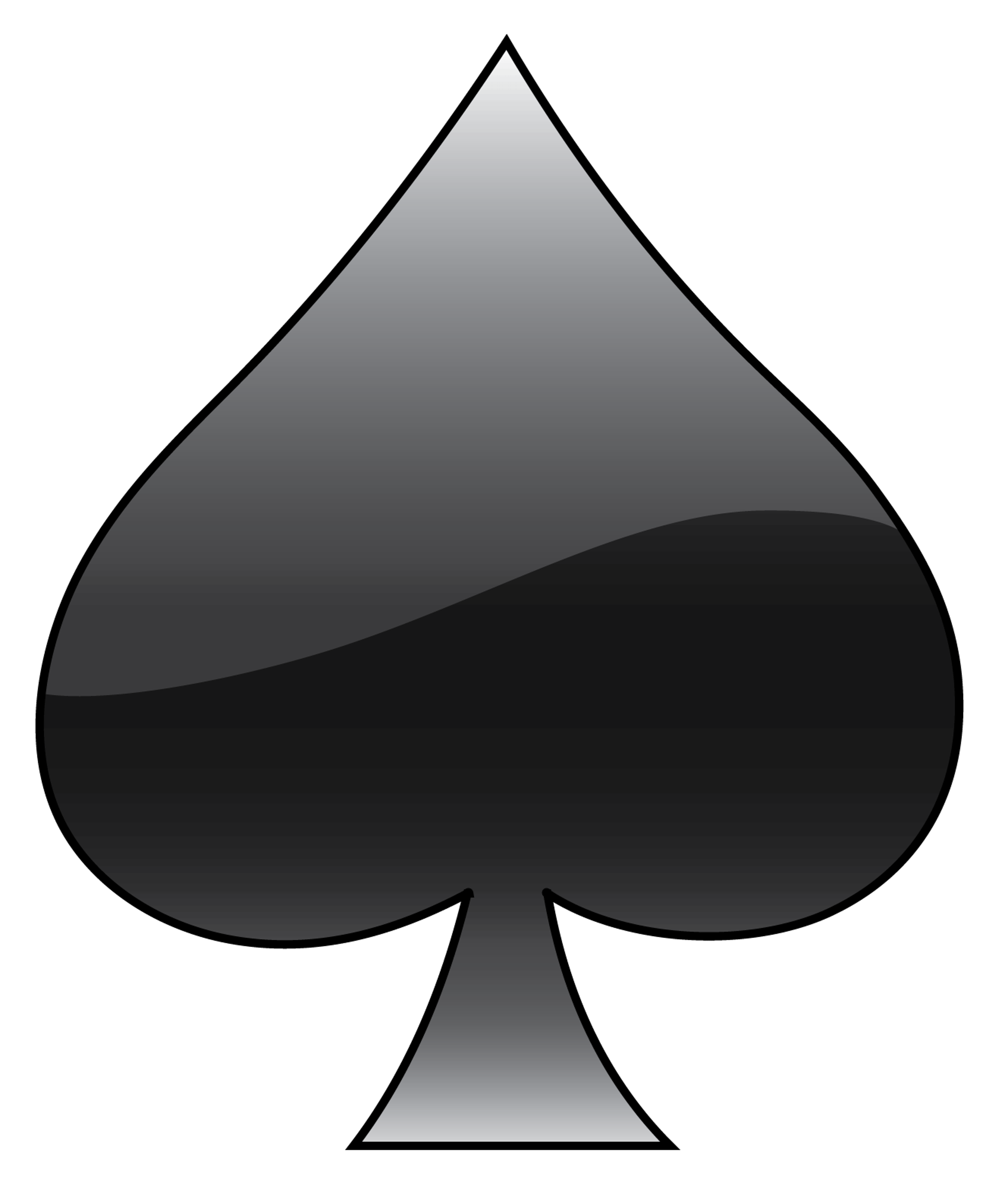 SPADE SUIT GLOSSY