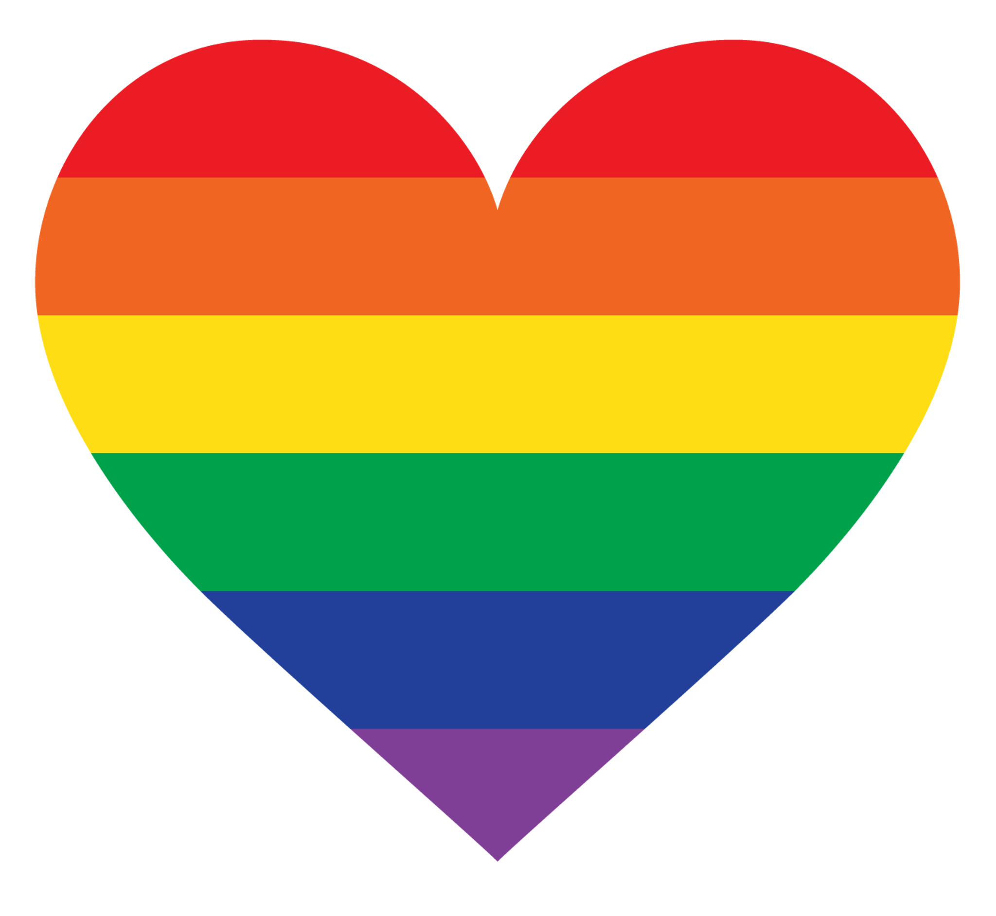 Rainbow Pride Heart