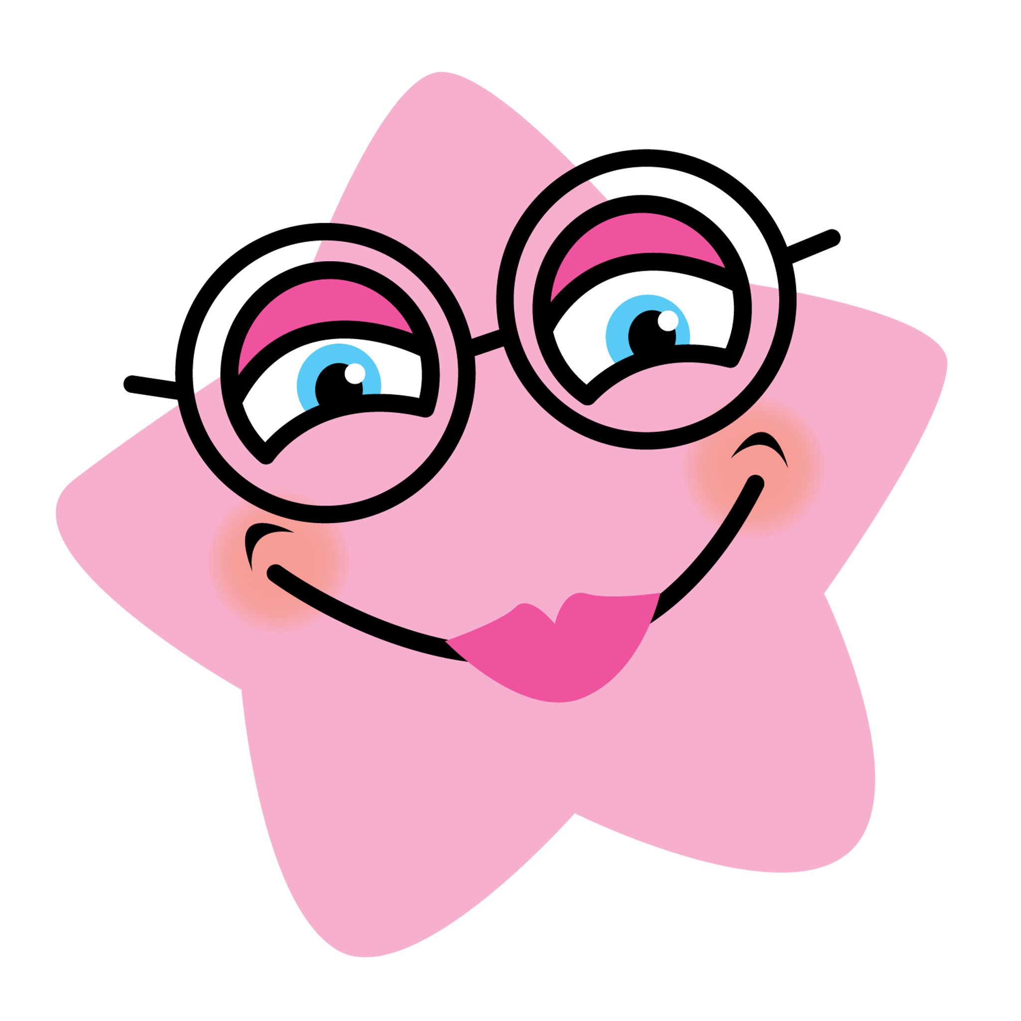 Girl Star with Glasses