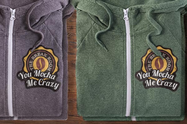 Create custom merchandise to add an additional revenue stream with iron-ons