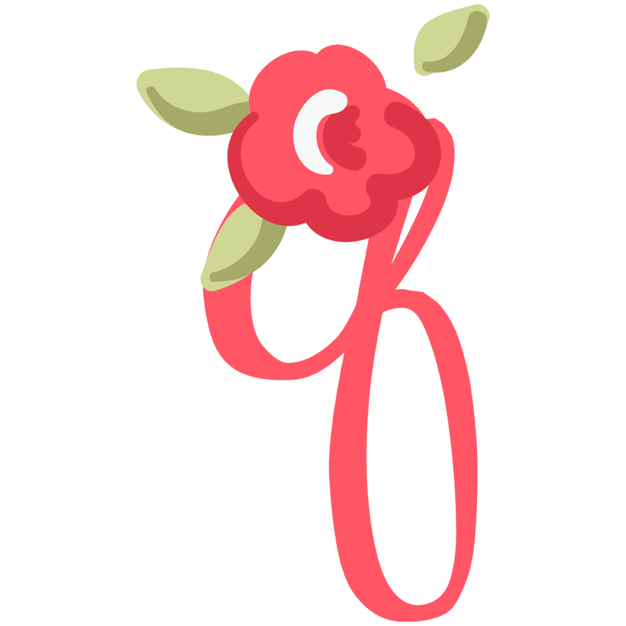 Letter Q flower