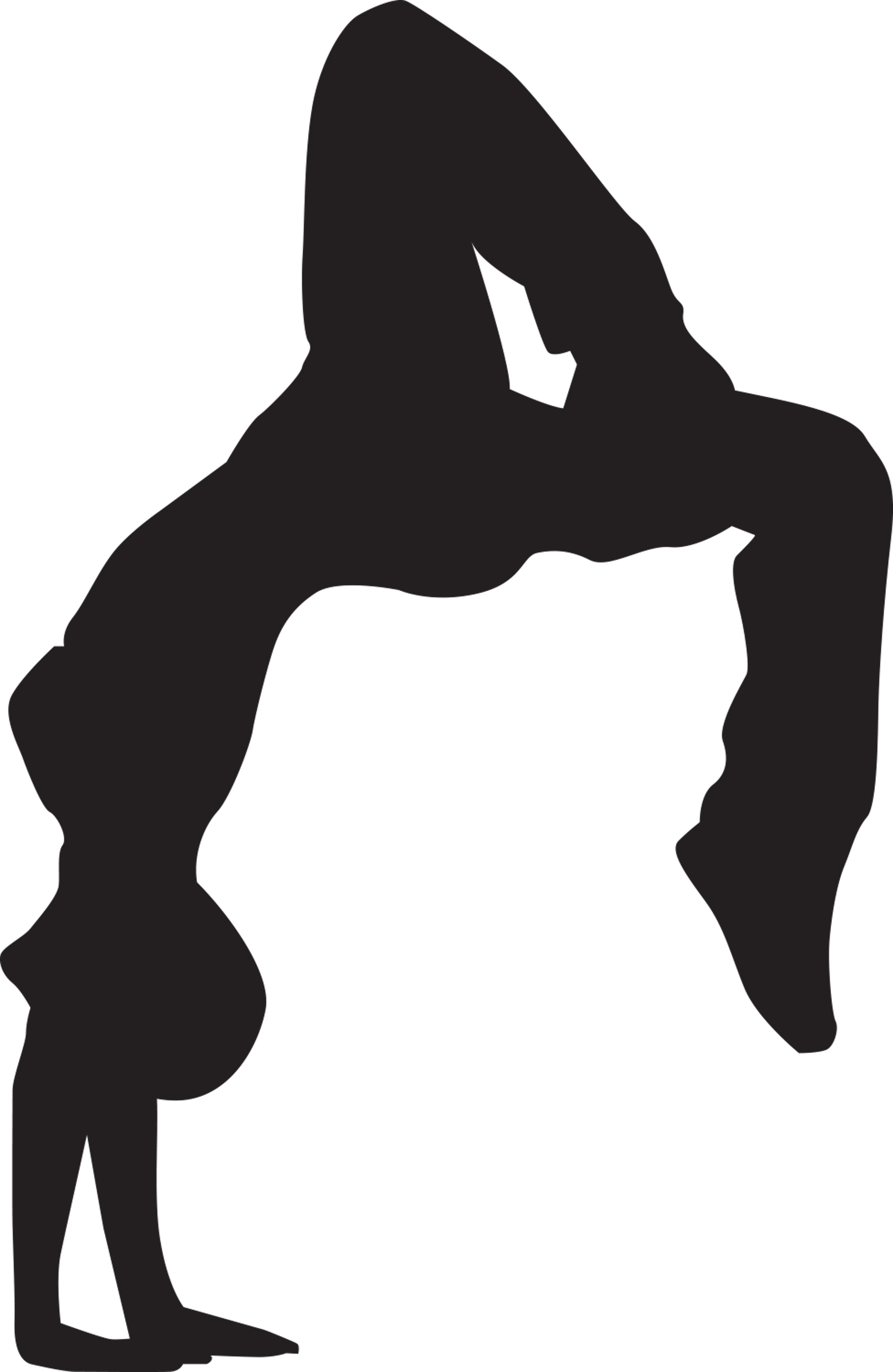 HipHop Dancer Silhouette