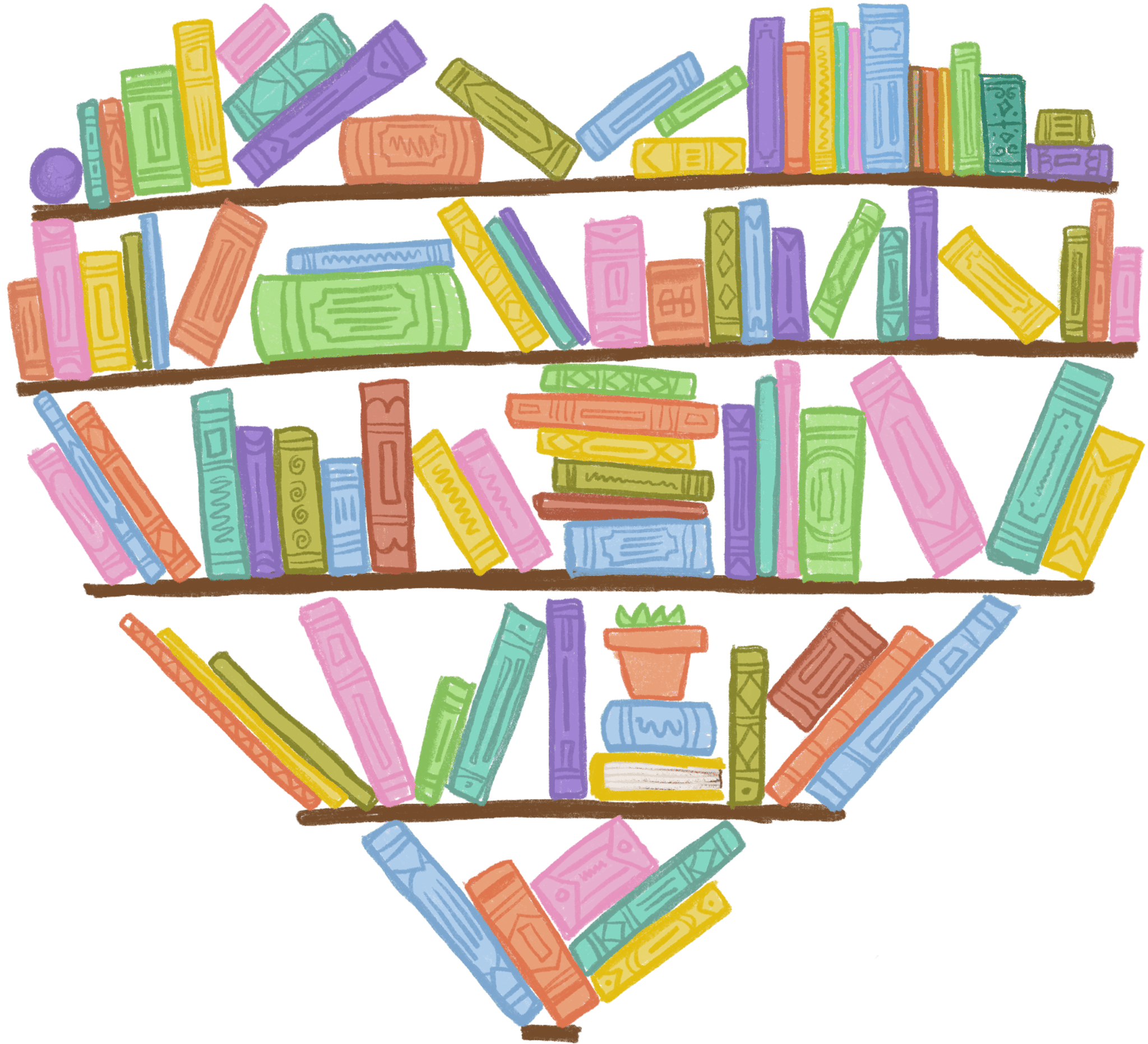 Heart Bookshelf