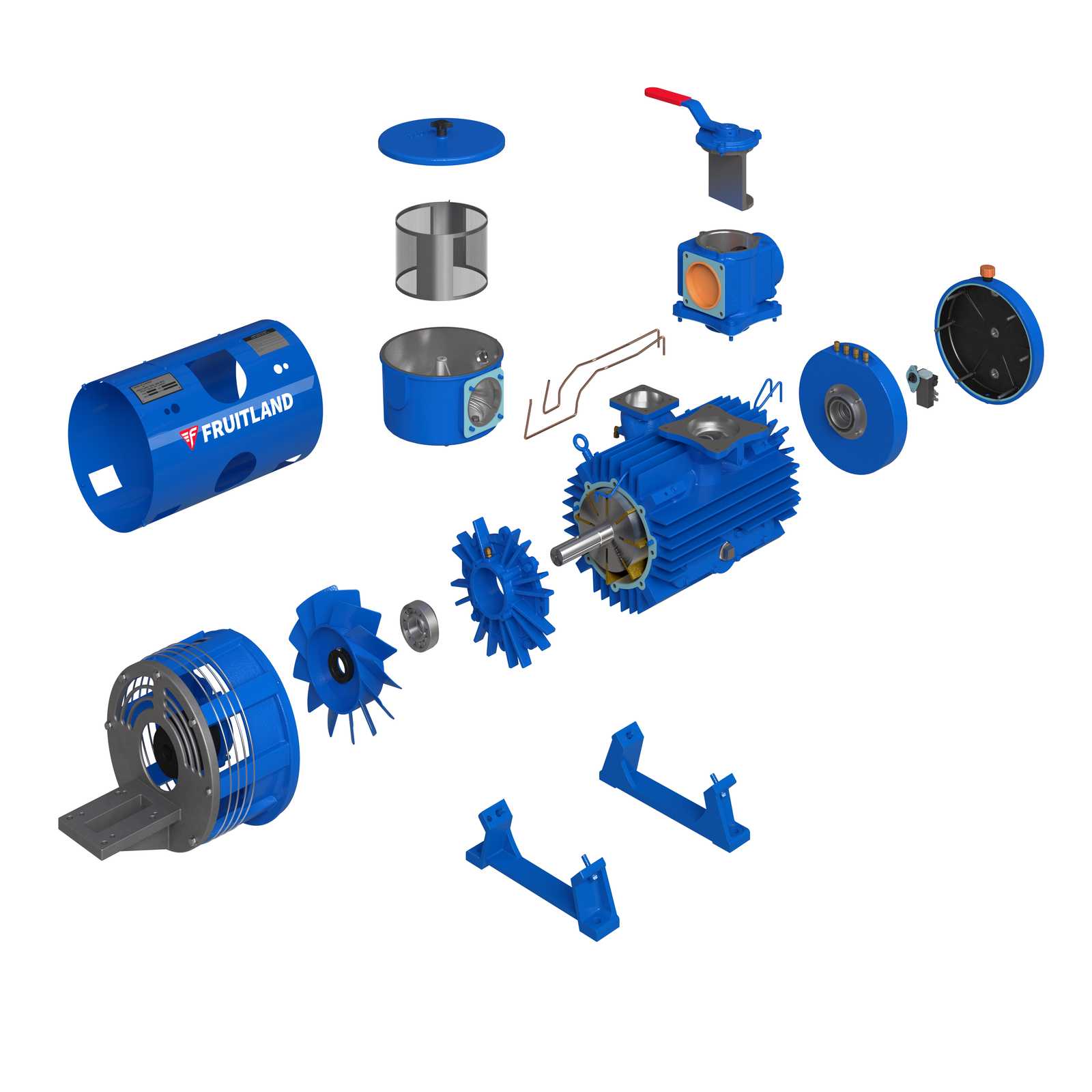 870 Series (501 CFM) - Exploded View - Product Image