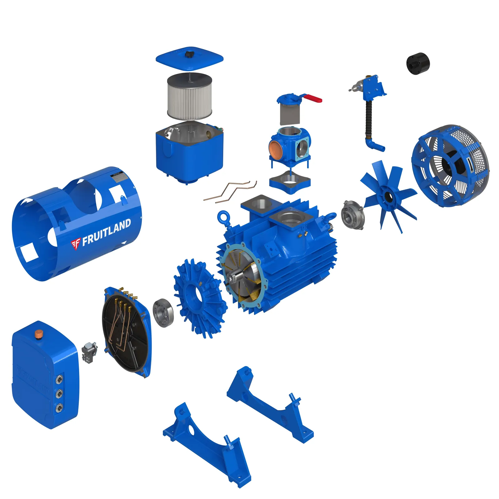 1400 Series (910 CFM) - Exploded View - Product Image