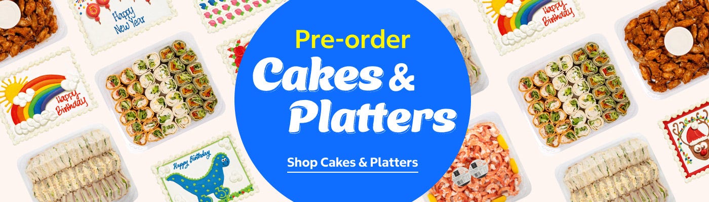 Pre-order Cakes & Platters