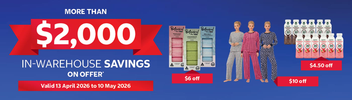 In-Warehouse Savings