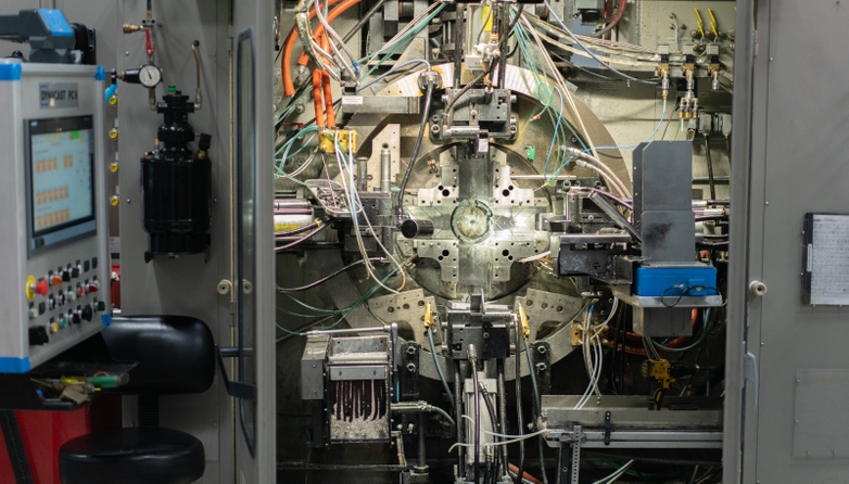 Multi-slide die casting machine at Peterborough facility
