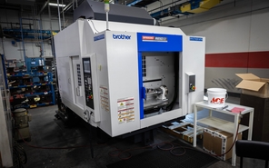 Full view of a cnc machine 