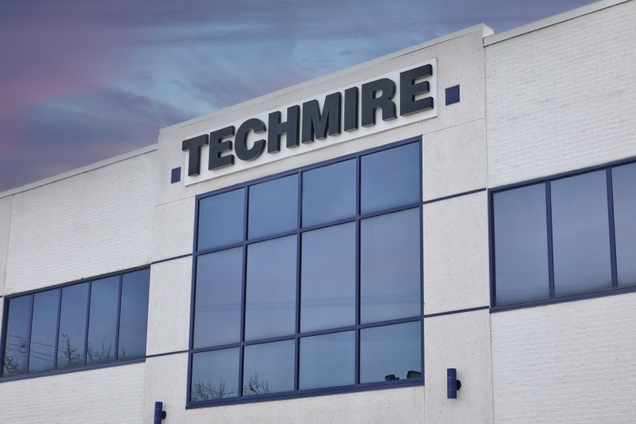 Front of the Techmire machine building facility