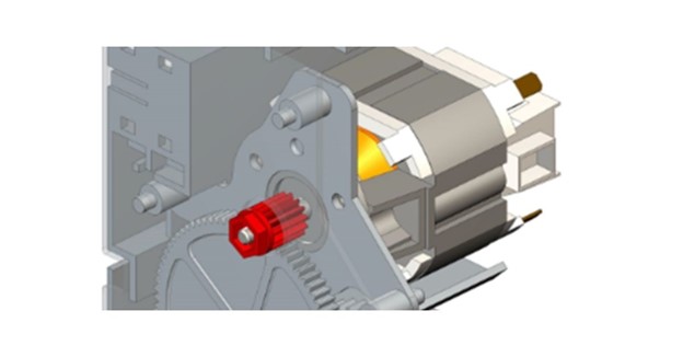 Electrical motor pinion metal part design