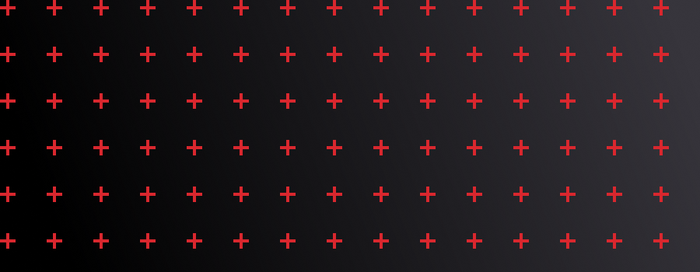 Abstract Signicast red pattern on a dark background