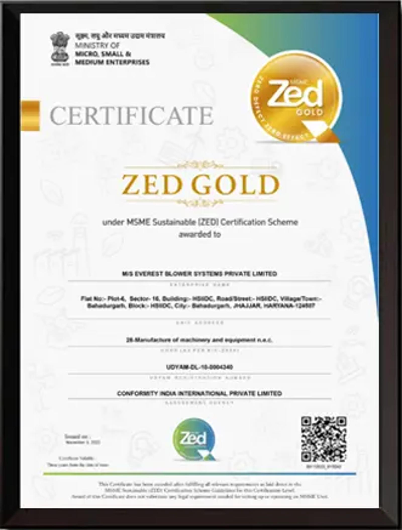 ZED Certification
