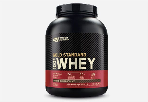 Optimum Nutrition Gold Standard 100% Vasslepulver med chokladsmak, 1.67kg