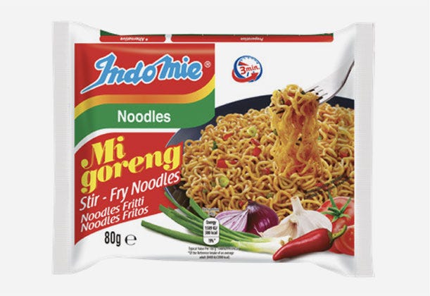 Indomie Mi Goreng Wokade nudlar 40 x 80 g