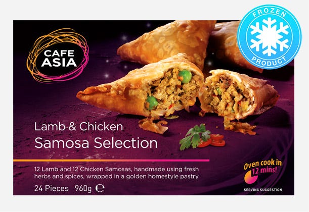 Cafe Asia Lamb & Chicken Samosa Selection 960g