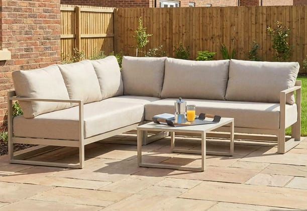 Harbour Lifestyle Havana Hörnsoffgrupp för utebruk med justerarbara ryggstöd