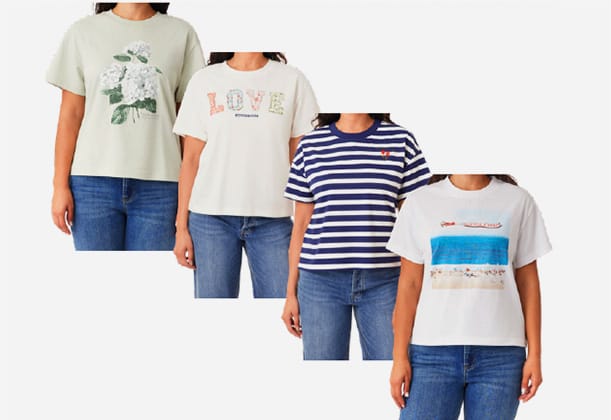Scotch & Soda Lediga T-Shirts Dam