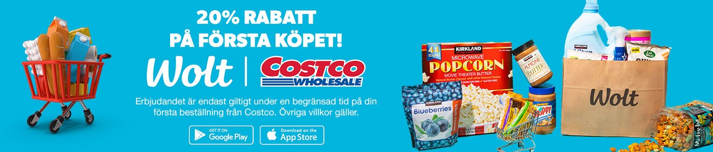 20% RABATT PẢ FÖRSTA KÖPET!