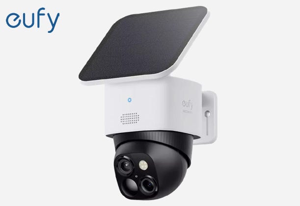 Eufy S340 Dual Lense PTZ Kamera med solpanel