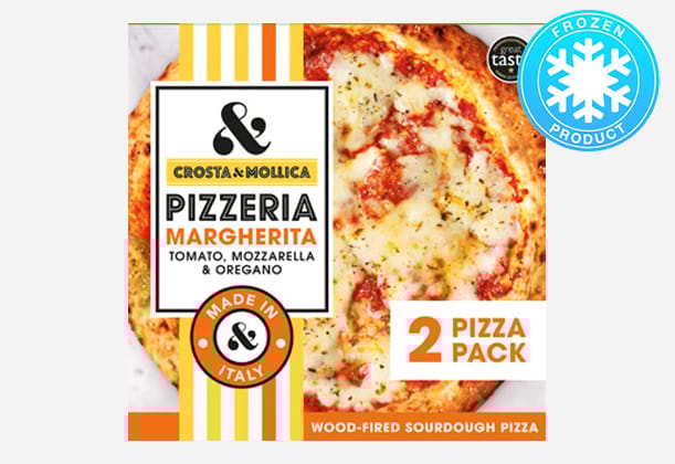 Crosta & Mollica Margherita Pizza 2 x 403g