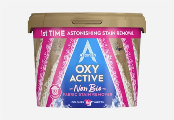 Astonish Oxy Active Non Bio Fläckborttagningsmedel 3kg