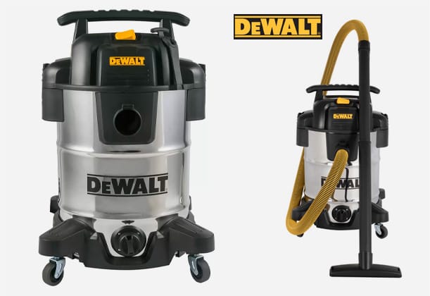 Dewalt våt- och torrdammsugare 38 liters kapacitet, 2,1 meters slang