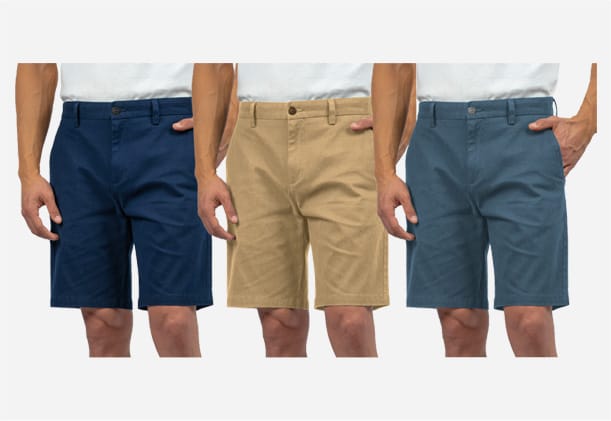 Scott Barber Herrshorts i bomull och siden