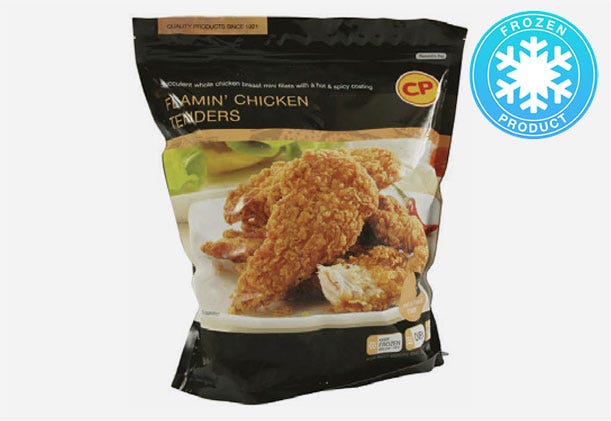 CP Foods Flamin Chicken Tenders 1.5kg