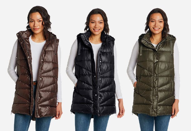 Väderbeständig Lång Väst för Dam