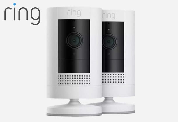 Ring Utomhuskamera med snabblossat batteri, 2-pack