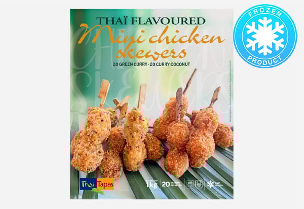 Thai Tapas Thai Mini kycklingspett 1 kg