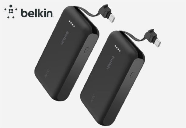 Belkin 10k PBärbara Powerbanks, 2-Pack