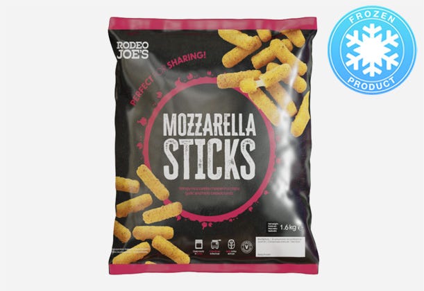 Rodeo Joe’s Mozzarella Sticks 1,6 kg