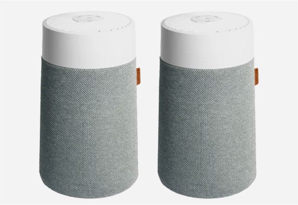 Blueair Blue Pure Mini Max Luftrenare 2 Pack