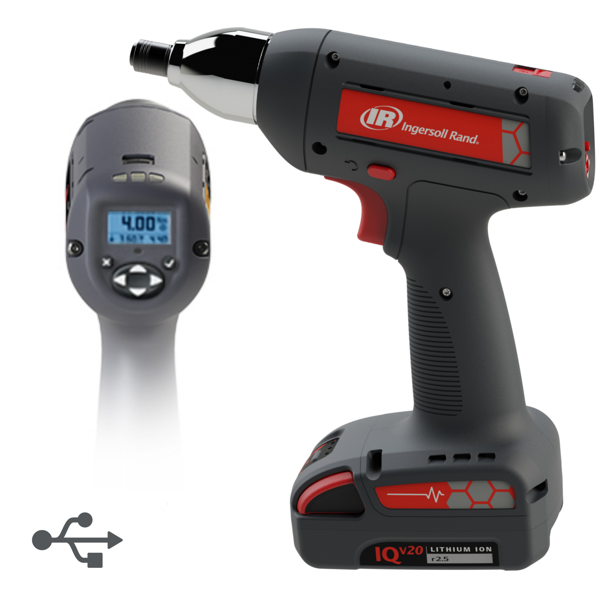 イクオス　74 QXFD 20V Precision Screwdriver | Ingersoll Rand | Pneumatic