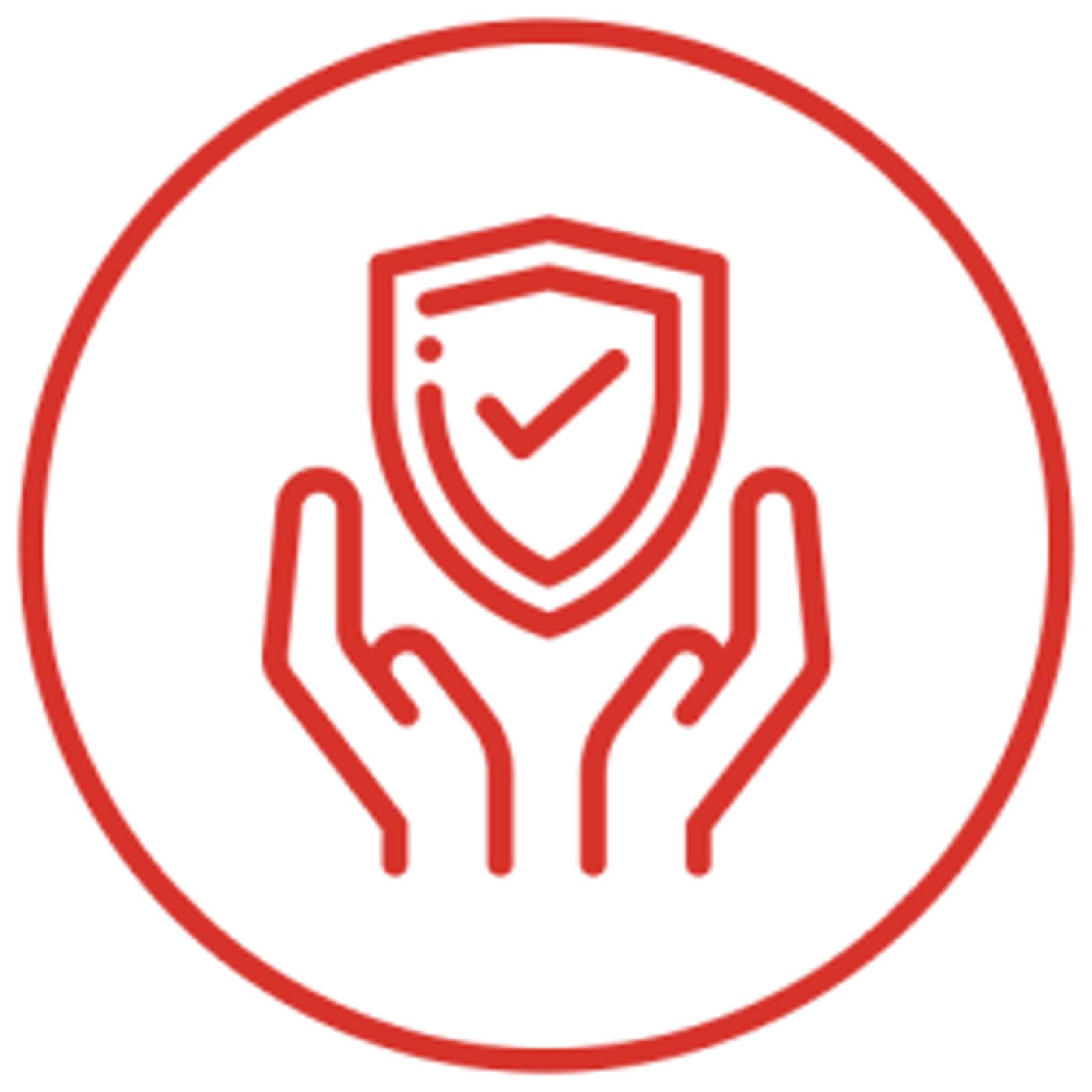 red icon for zero injury