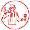red icon for workstation person
