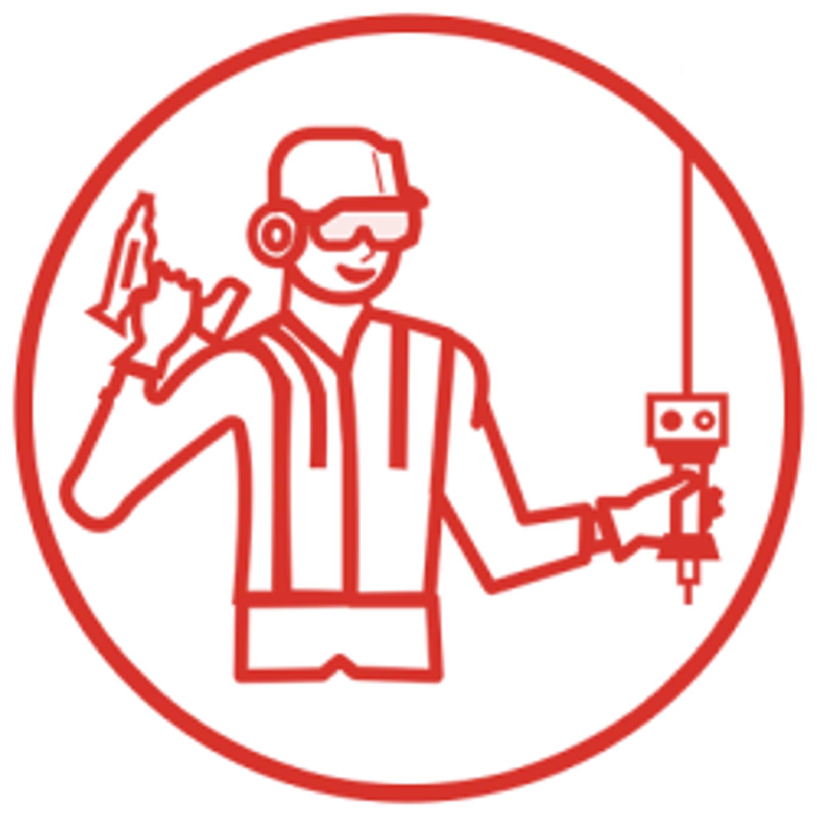 red icon for workstation person