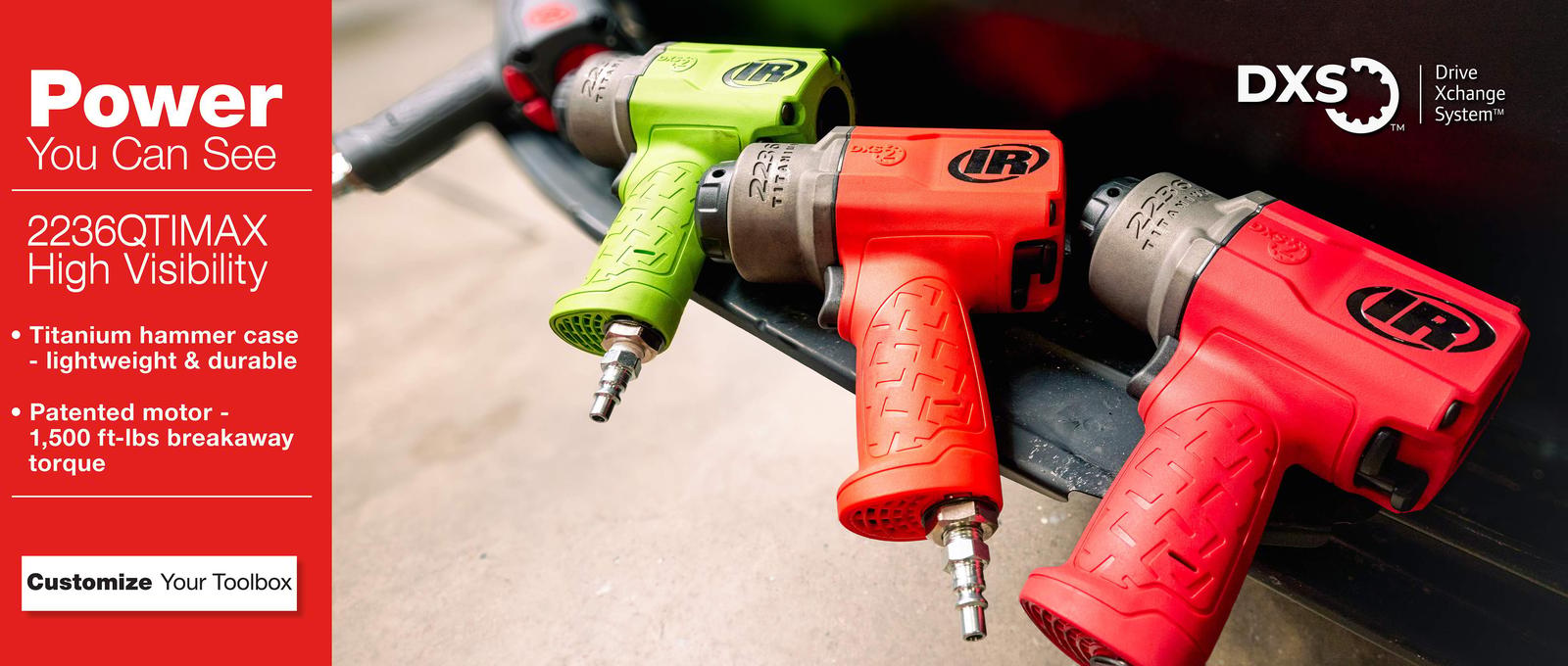 green red tools