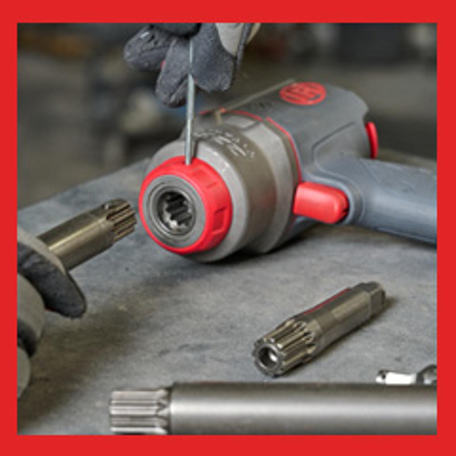 red grey tool worker IR