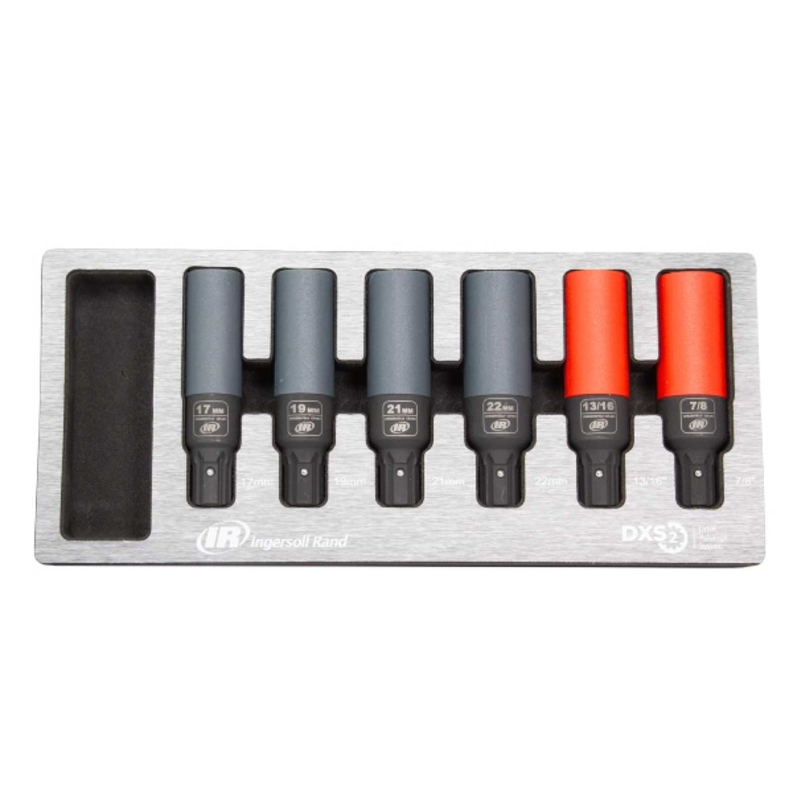 6 SOCKETs in tray 4 mm sockets 2 SAE