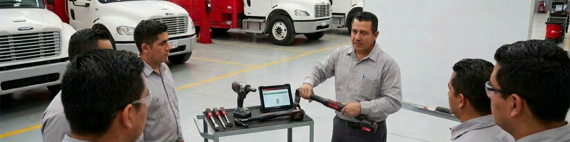 A large fleet operation manager using Ingersoll Rand controlled torque tools