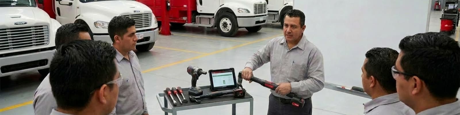 A large fleet operation manager using Ingersoll Rand controlled torque tools