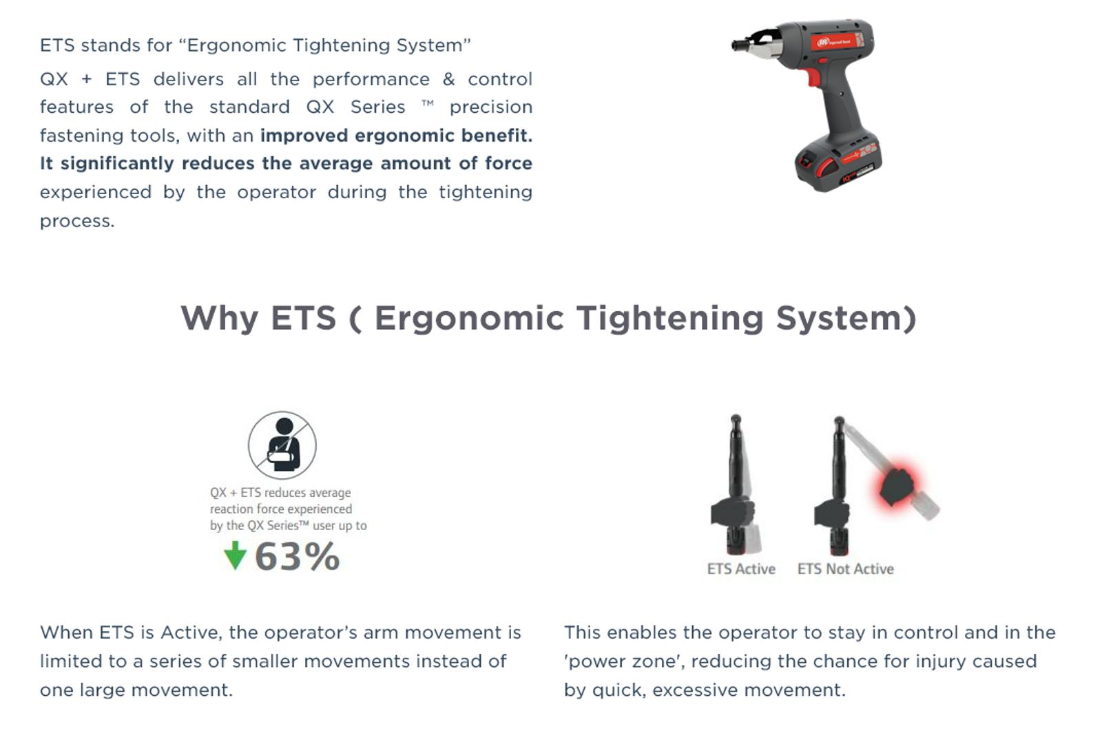qx series graph ergonomic system