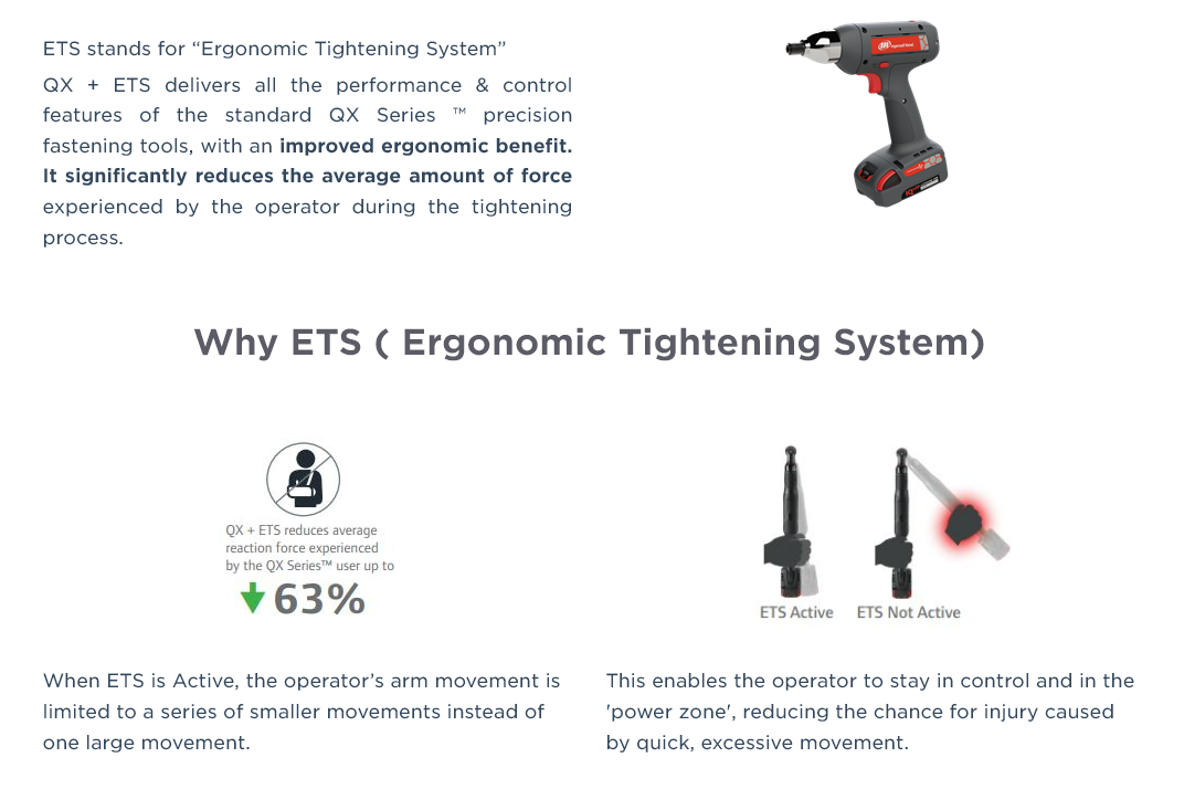 qx series graph ergonomic system