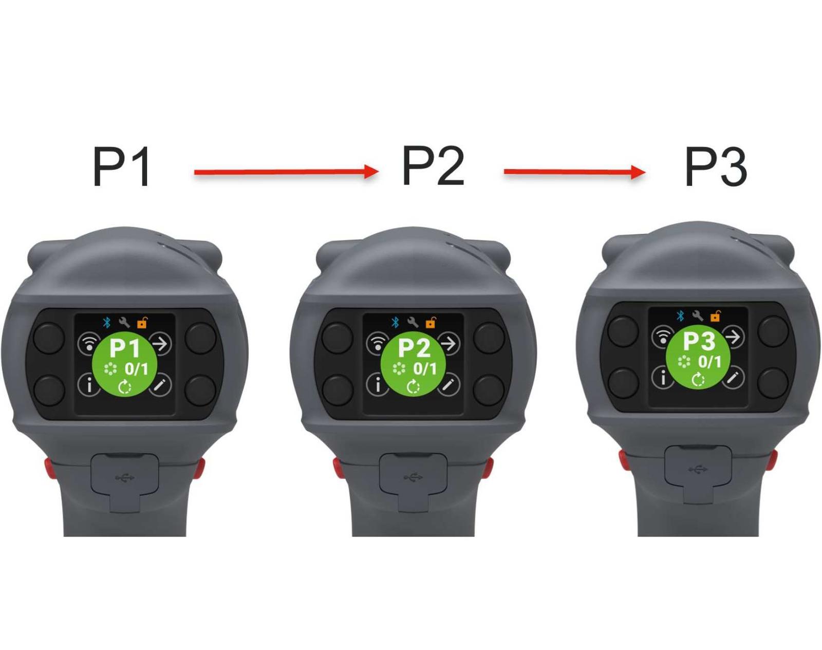 mechanical pulse tool 8 psets in one tool